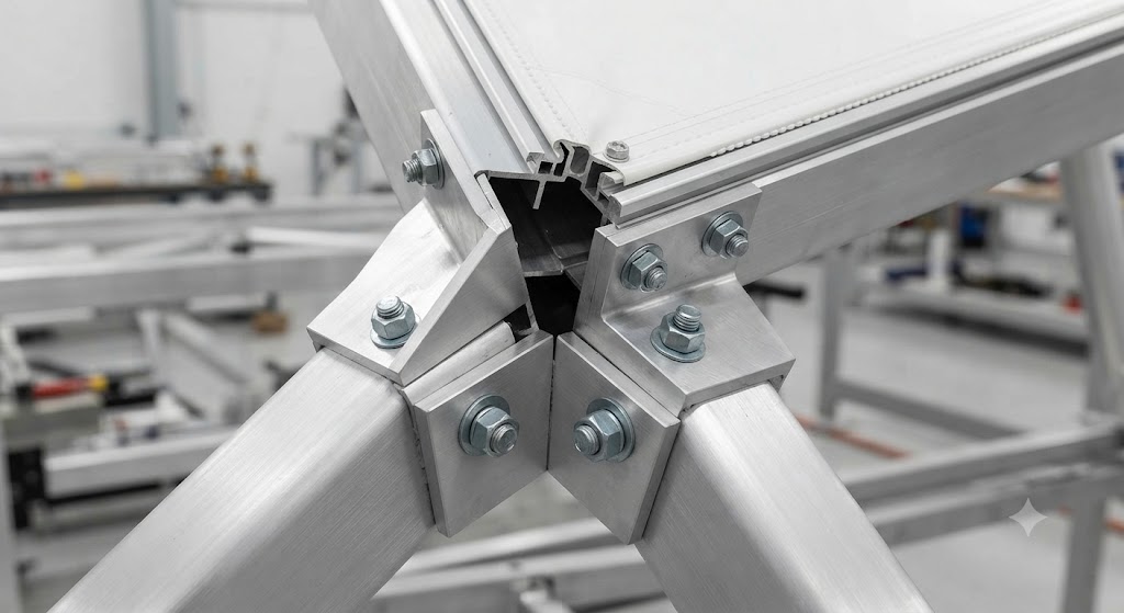 Heavy Duty Aluminum Frame Joint